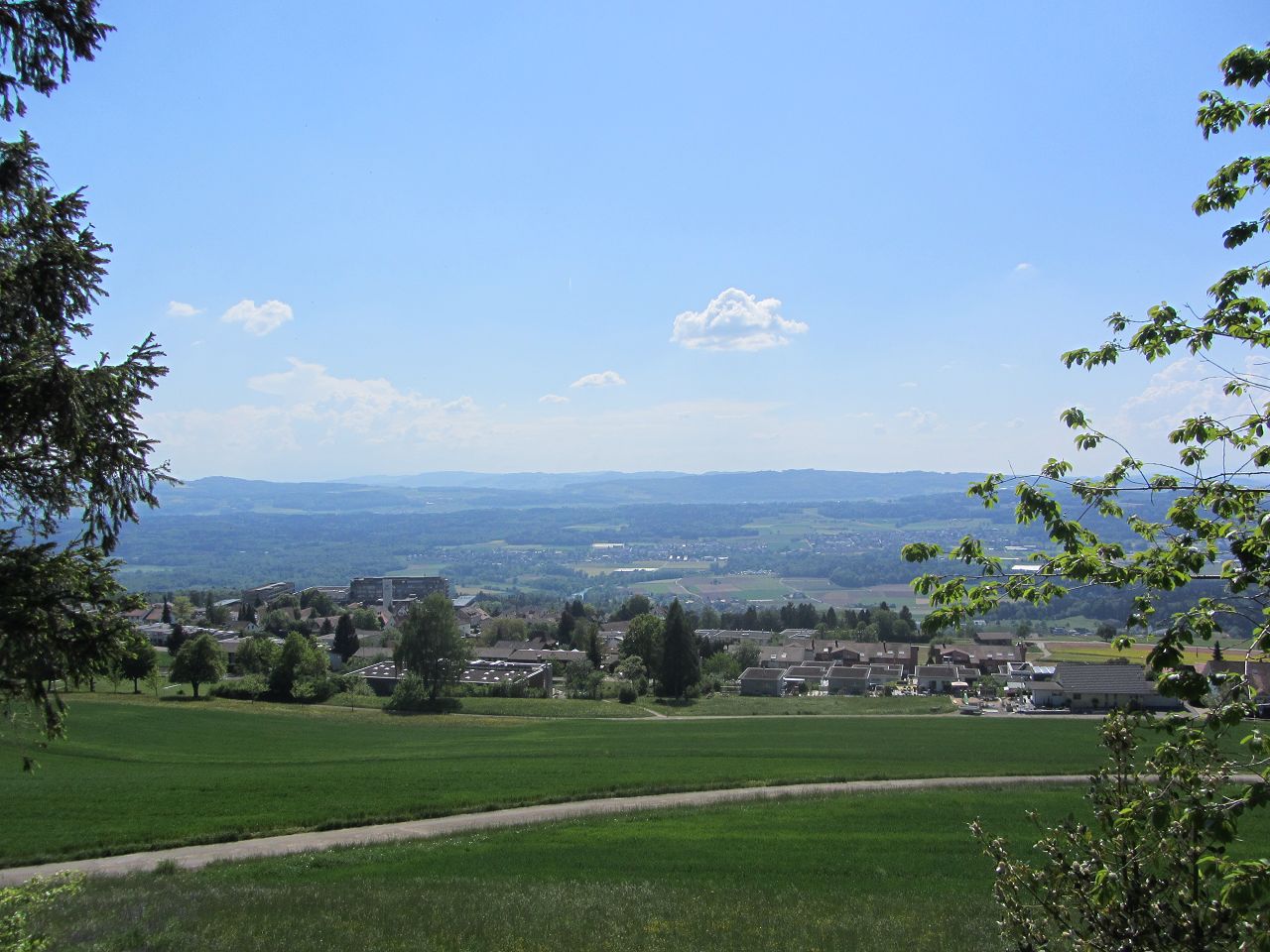 Foto Bellikon mit Blick ins Reusstal