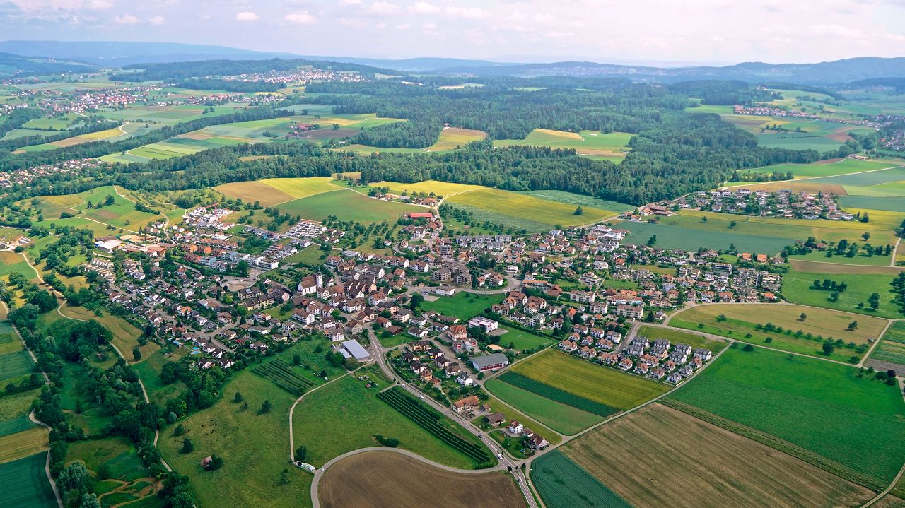 Luftbild Oberlunkhofen