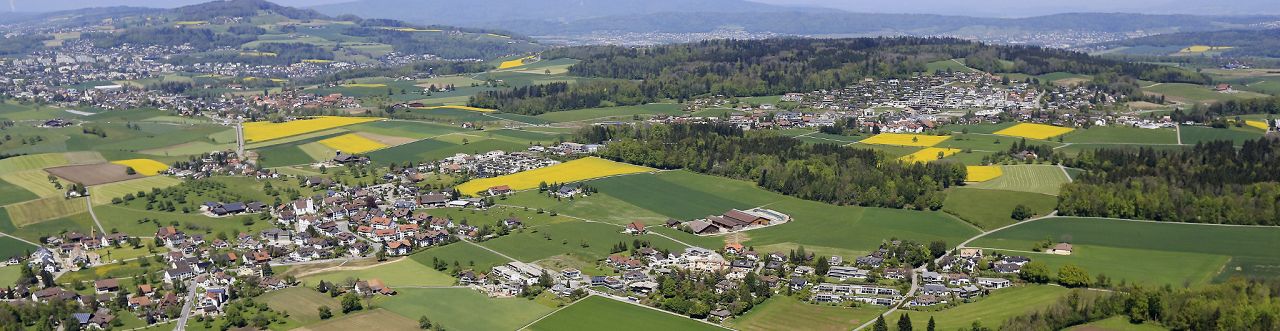 Luftbild von Oberwil-Lieli