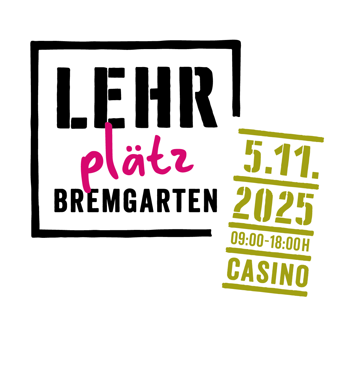 Logo der Lehrplätz Messe in Bremgarten